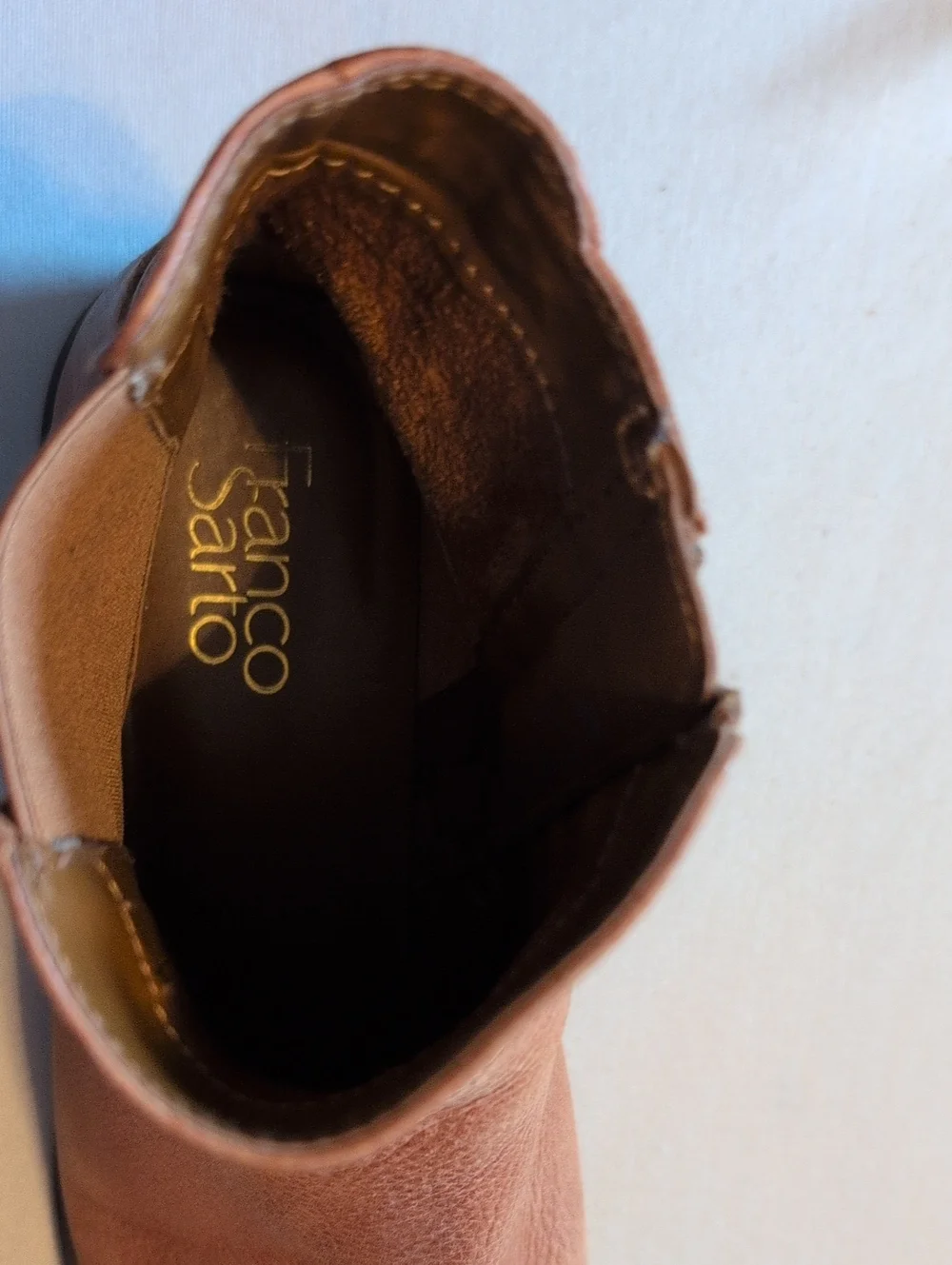 Franco Sarto Women's Tan/Brown Leather Chukka Boots